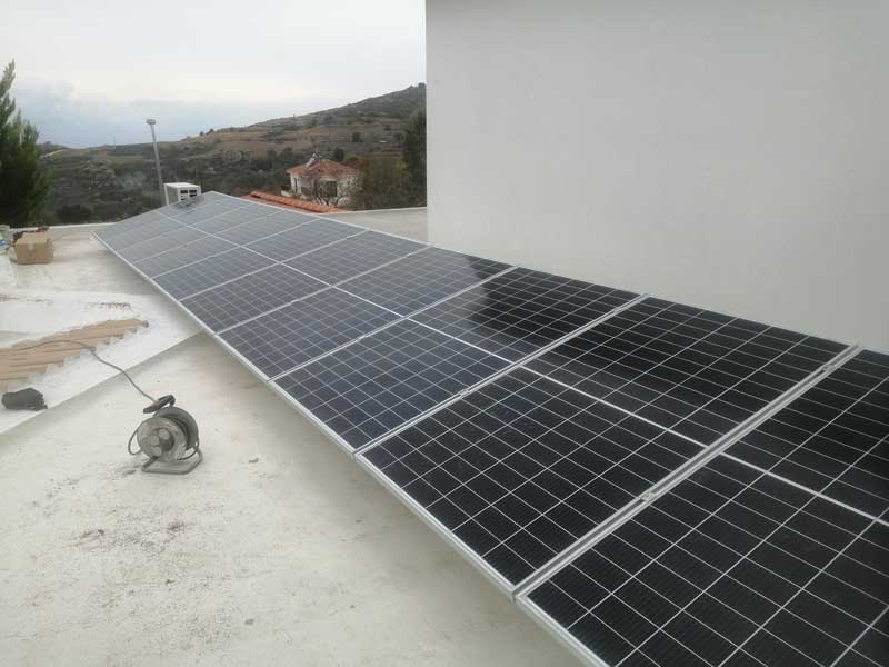 3.4 kWp Grid Connected Solar Net Metering from Bio Energy in Cyprus
