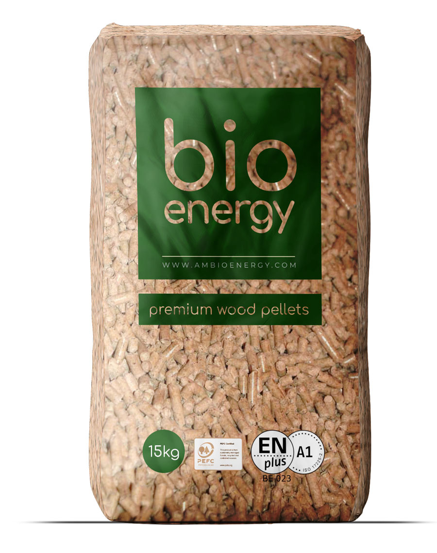 Bio Wood Pellets (15kg) ENPlus A1