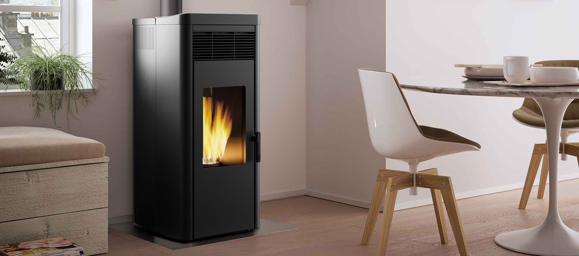 Royal LEA AIR 90 u0026 120 Pellet Stove | Bio Energy Cyprus