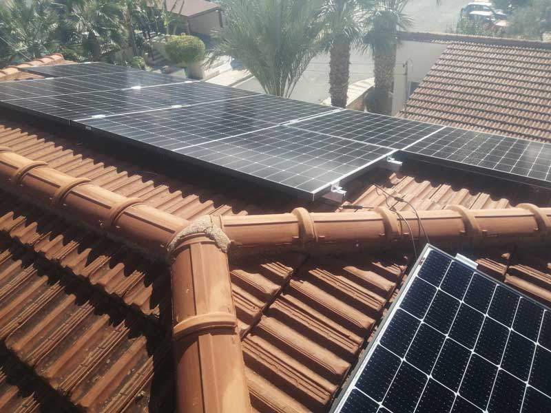 4.18 kWp grid connected photovoltaic system in Polis Chrysochous