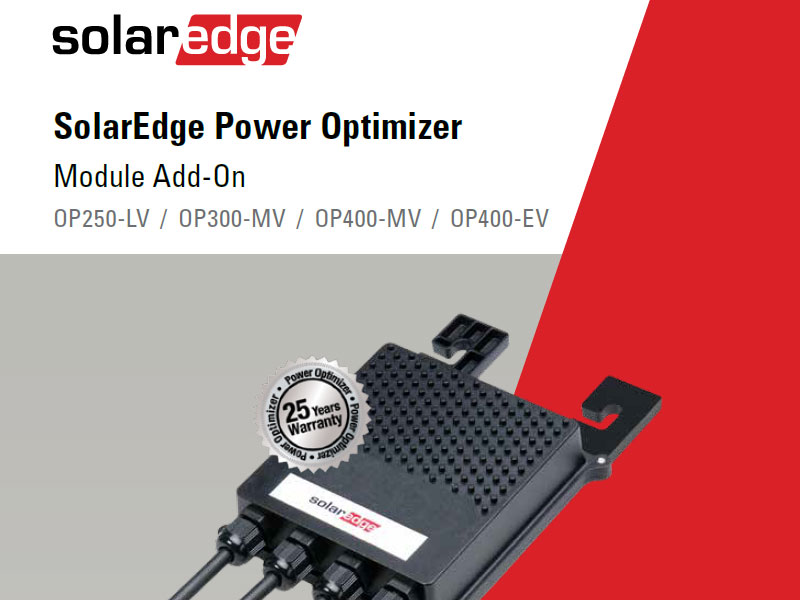 SolarEdge Power Optimizer Module Add-On