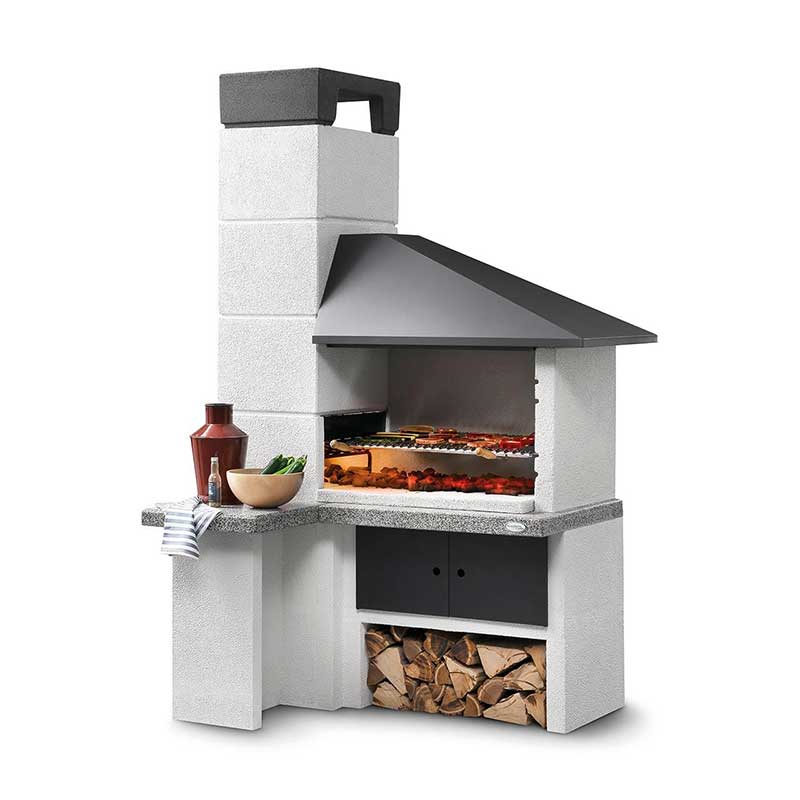 Handschrift Dagelijks Plak opnieuw Palazzetti Faro BBQ with Stainless Steel or Painted Steel Hood