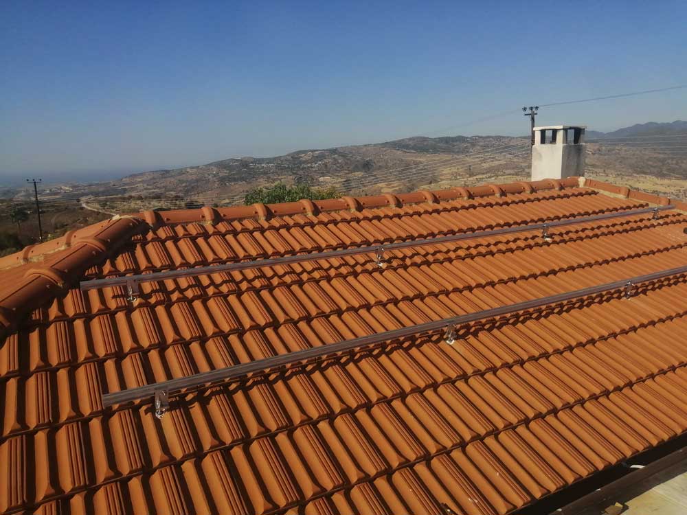 5.7 kWp grid-connected system for a house in Drymou