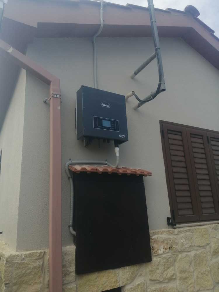 5.7 kWp grid-connected system for a house in Drymou