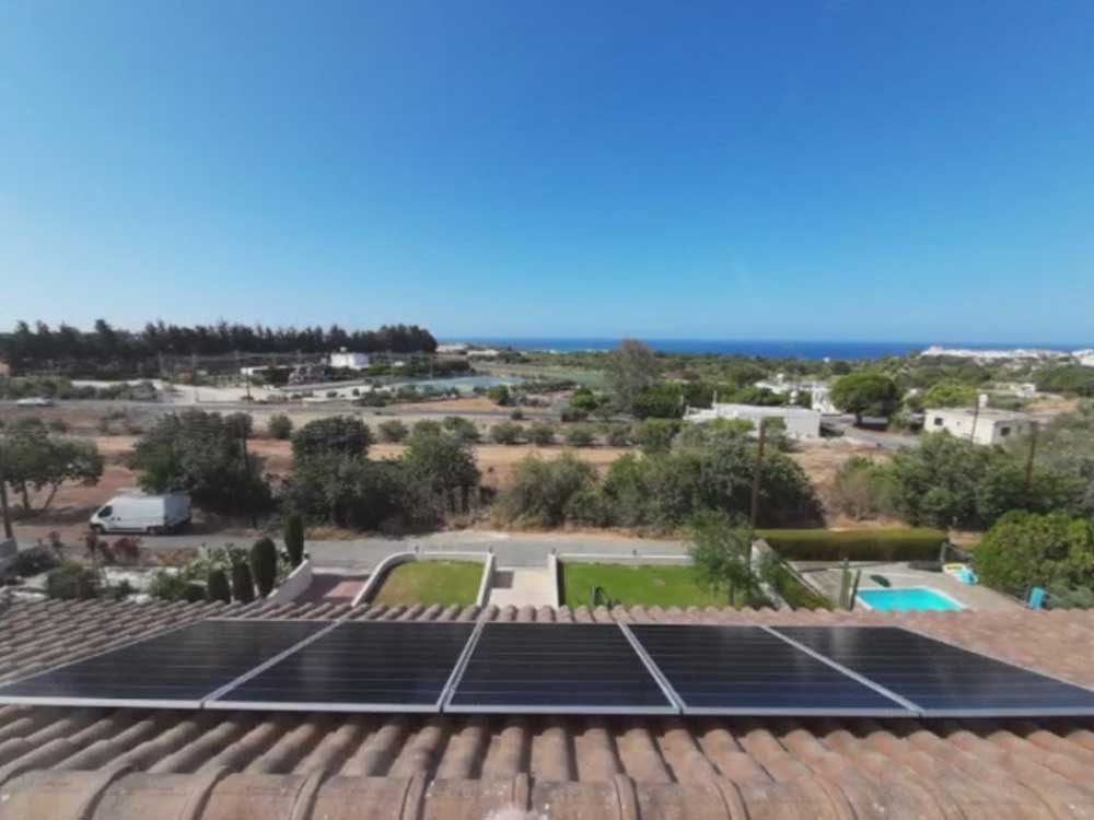 Empa, Paphos, 6.8 kWp grid-connected photovoltaic system