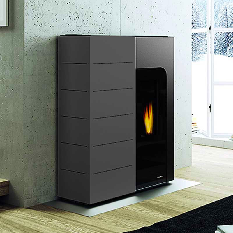 Palazzetti Ecofire Ginger 9 Air Pellet Stove Is A Space saving Stove Palazzetti Ecofire Ginger 9 Air Pellet Stove Is A Space saving Stove