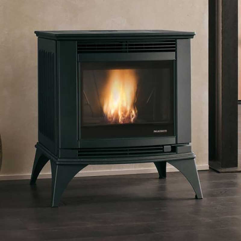 Palazzetti Cesare II Pellet Stove in Cast Iron with Zero-Speed fan technology | bio energy in Cyprus
