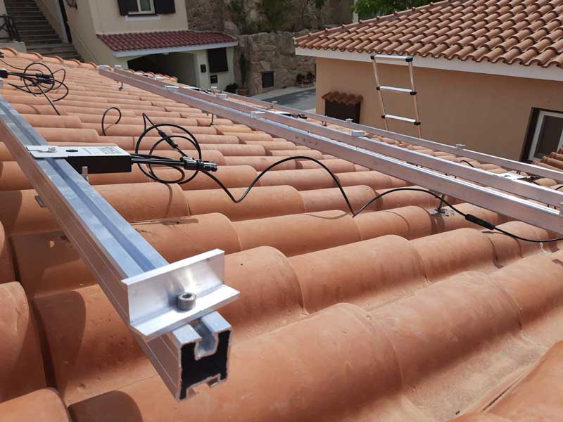 Net Metering Grid Connected 3.2 kWp Photovoltaic System installed on residential property in Tsada.
