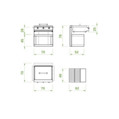 Palazzetti Romeo 70 3-burner gas BBQ from Bio Energy in Cyprus